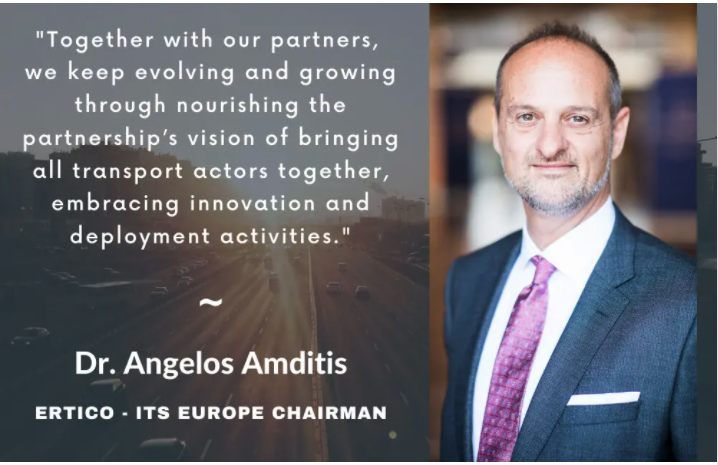 Read more about the article Dr Angelos Amditis in the chairmanship of ERTICO- ITS Europe for a second time!